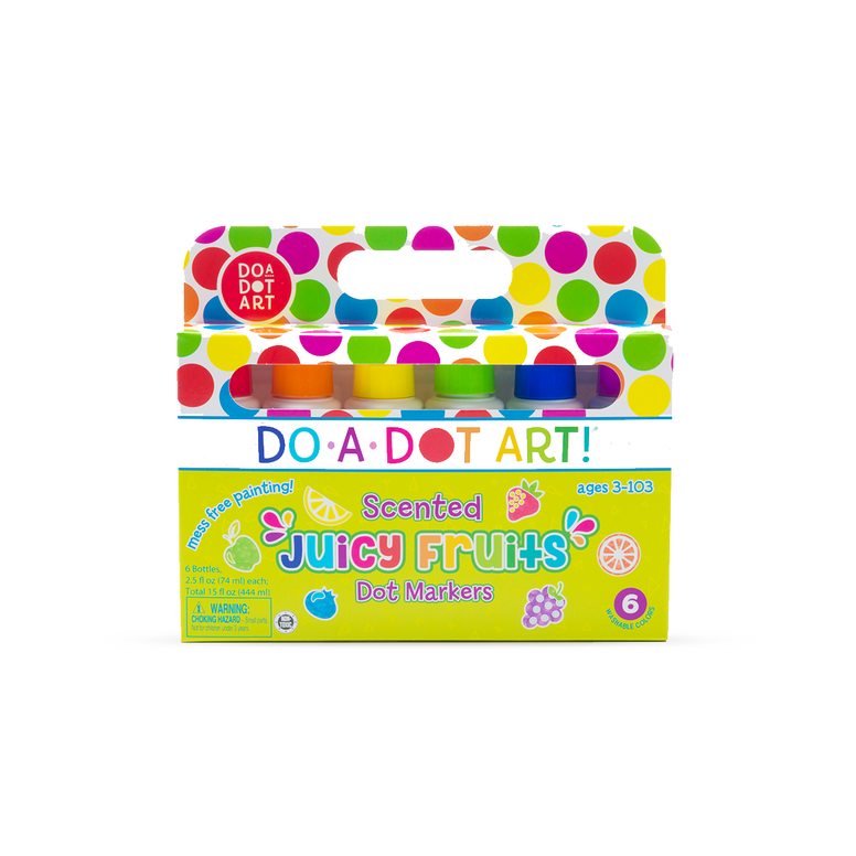 Do-A-Dot Art Juicy Fruits Scented 6 Pack Dot Markers