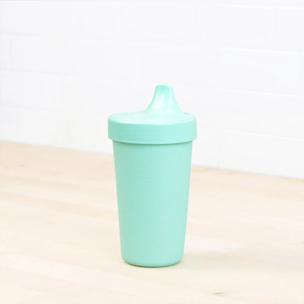 Re-Play Sippy Cups for Toddlers, 2pk 10oz No Spill Sippy Cup, Aqua Mint