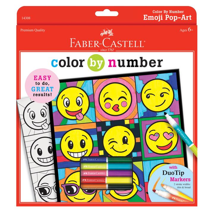 Faber-Castell Paint by Number Emoji Pop-Art