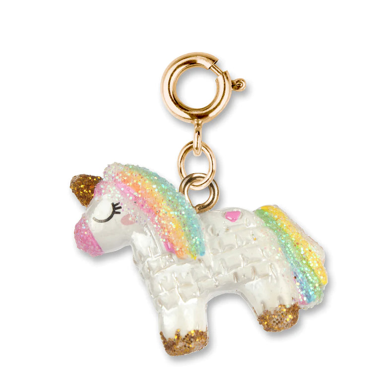 CHARM IT!  Gold Unicorn Piñata Charm